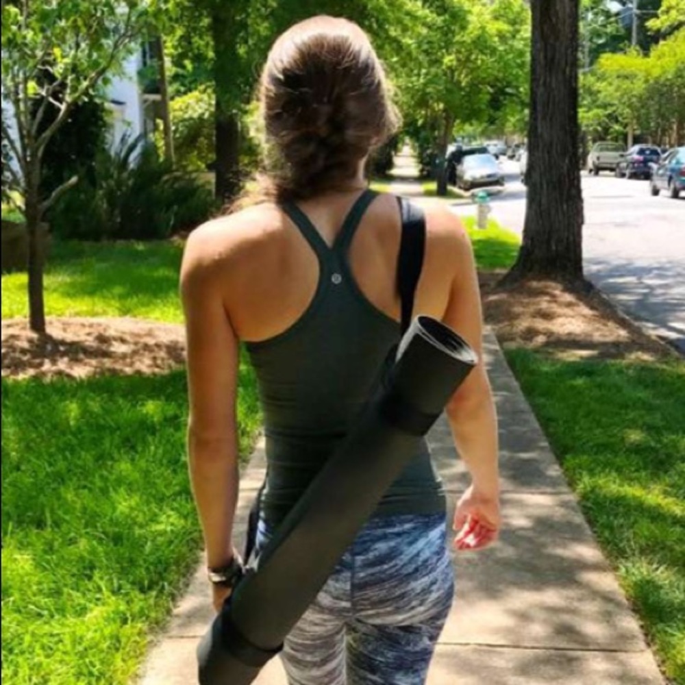 Lululemon Ebb To Street Tank II Size 6 Dark Forest